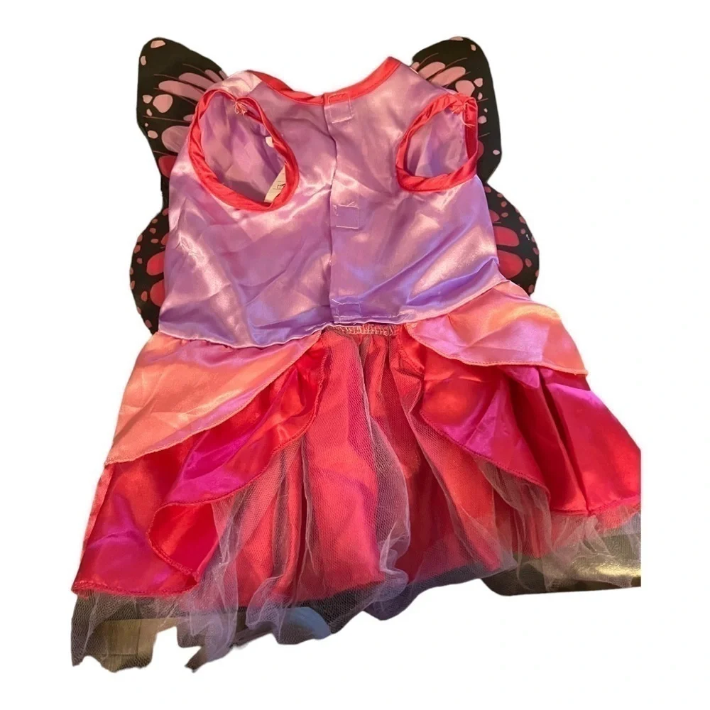 RUBIES Size Medium Pink & Lavender Butterfly Fairy Doggy Costume Velcro